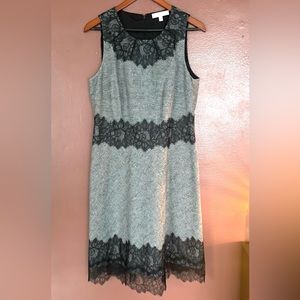 Etcetera sleeveless grey dress